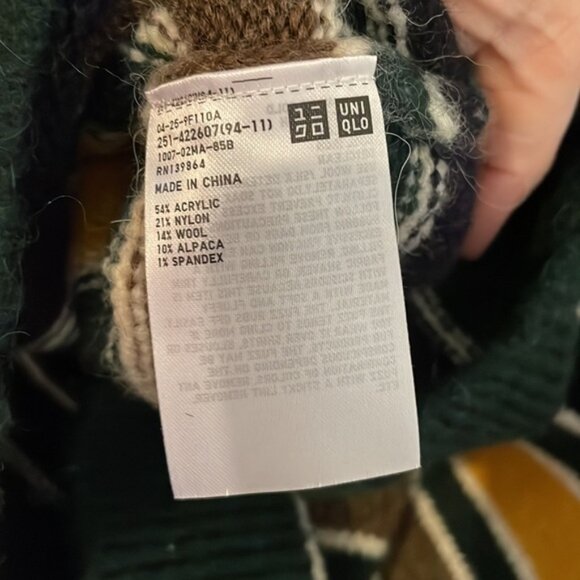 NWT Uniqlo Ines De La Fressange Paris multi stripe crew neck sweater - Picture 8 of 8